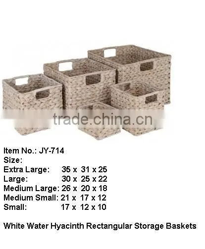 Large Water hyacinth basket for sales