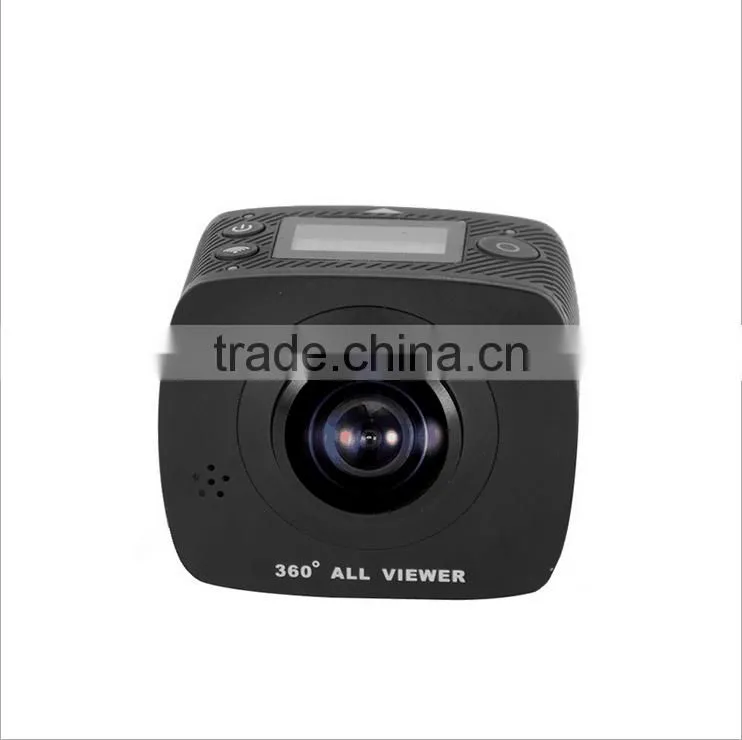 High Quality Waterproof 360 Degree Full View Video Camera VR HD Dual Lens Mini Go pro HD Sports Camera