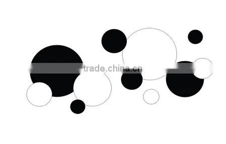 Chalkboard and Dry Erase Dots Wall Decal Kit