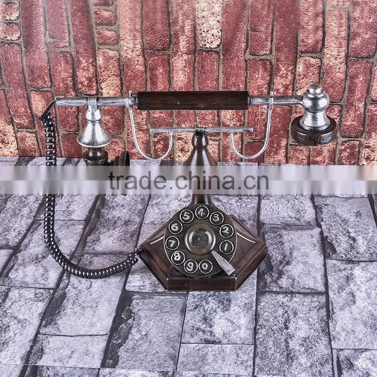 Custom high-end vintage landline retro resin telephone model
