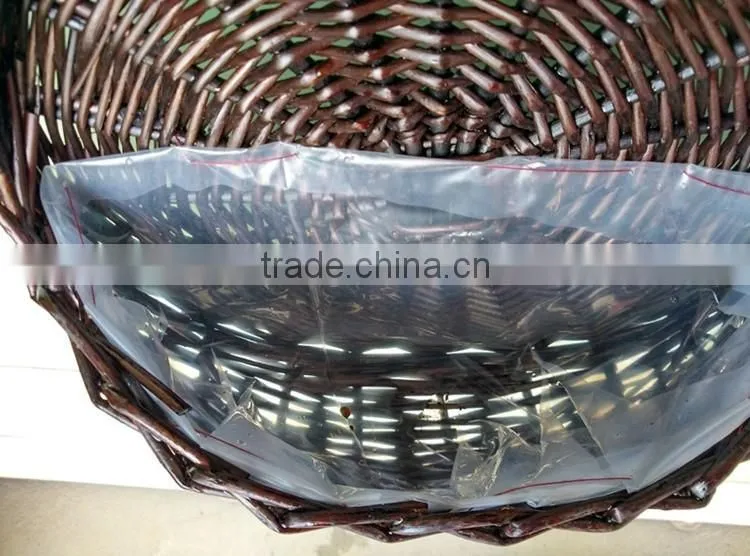 Home hanging decorative custom flower wicker basket