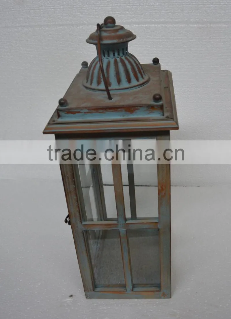 Minhou Handmade Rustic Wooden Candle Lantern