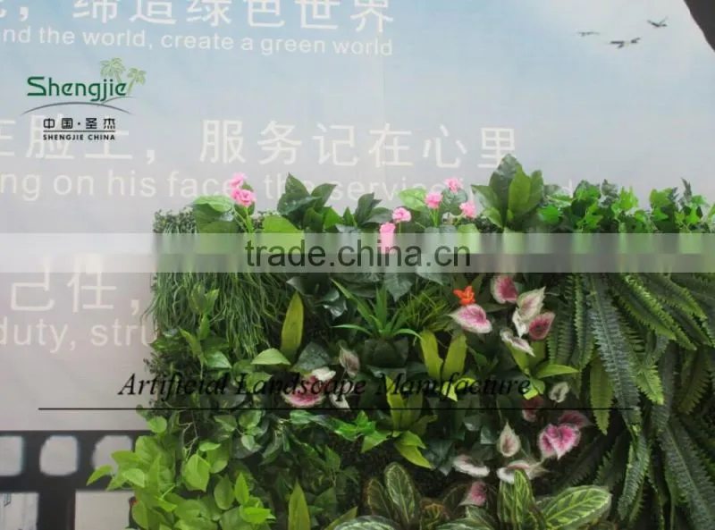 ODM or OEM artificial plants wall in factory,fake green wall