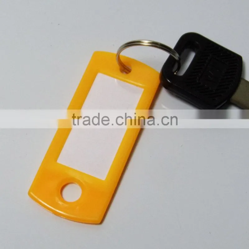 Hot-Sell cheap plastic blank keyrings
