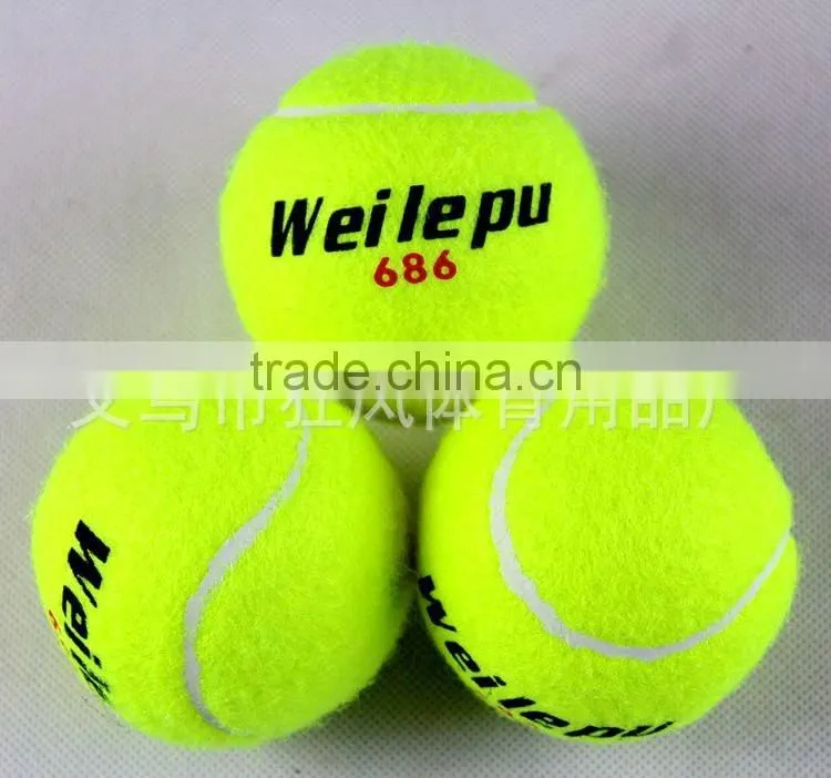 promotion colored custom bulk eco-friendly soft rubber tennis ball professional training tennis ball