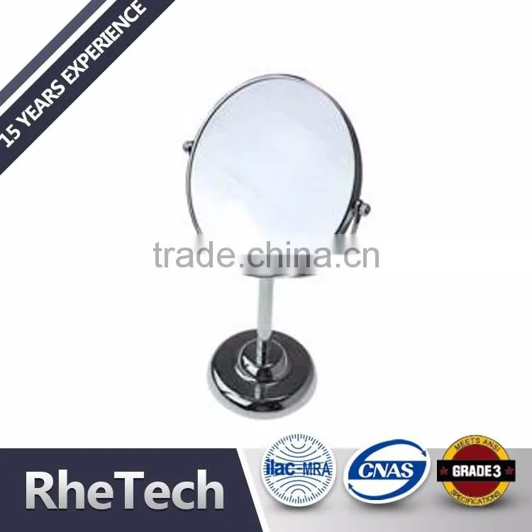 Chrome Finishing Metal 3x Magnification Decorative Desktop Makeup Mirror