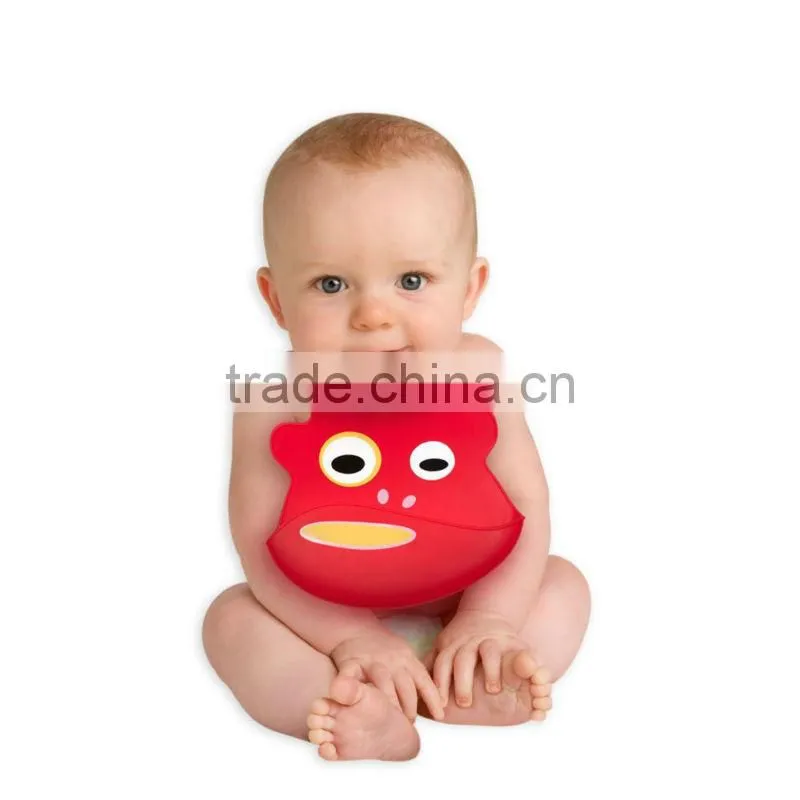 soft design for the silicone baby bibs