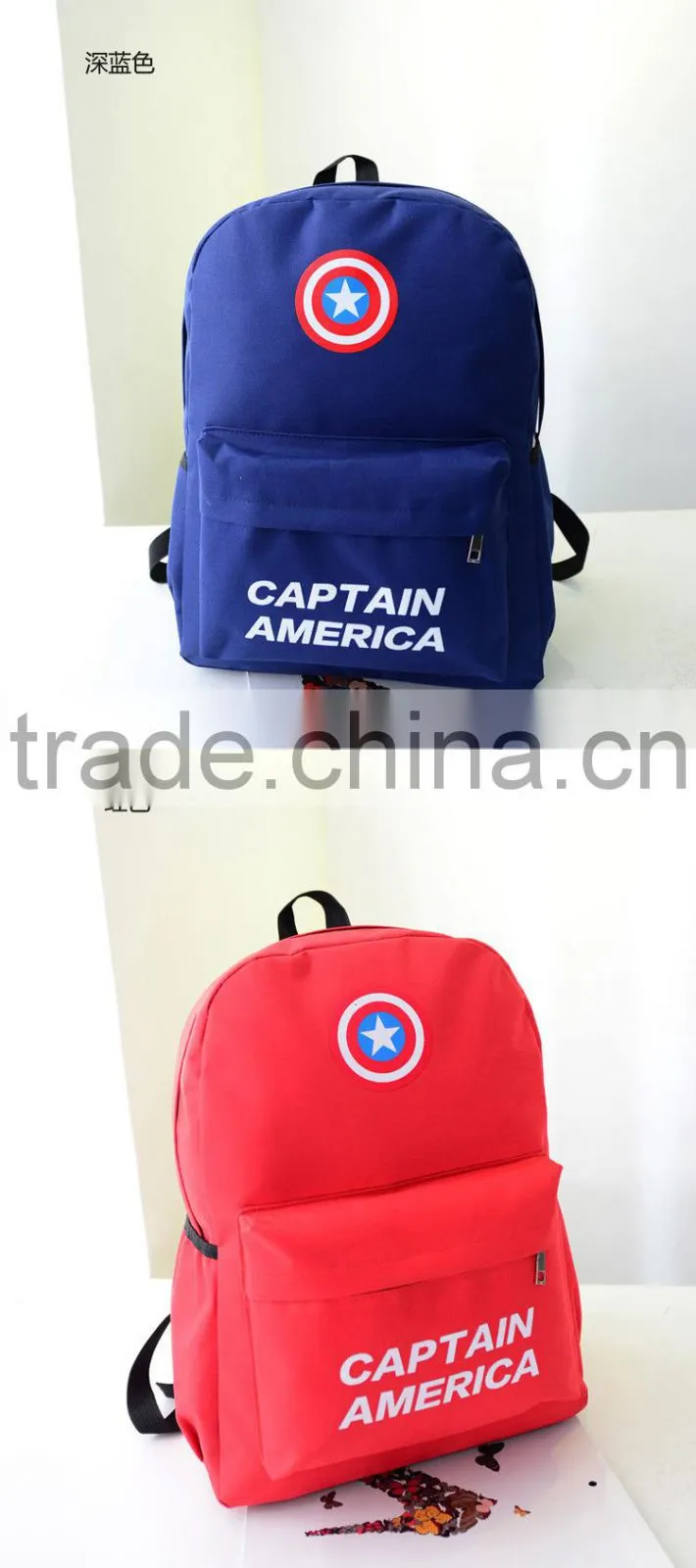 2015 cute canvas backpack