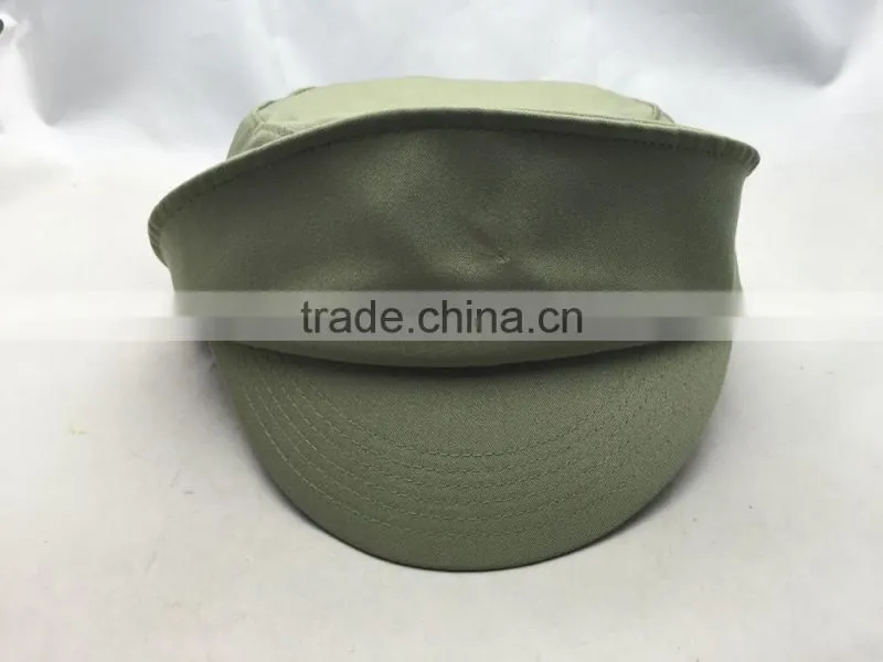 Customize 100% Cotton Military Caps and Stewardess Cap with Dongguan Factory