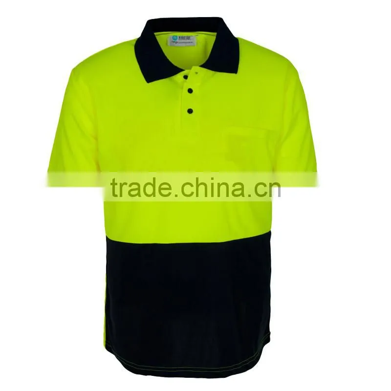 Mens hi-vis t-shirt/Hi Vis Dry Fit Polo Shirt