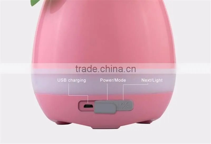 Touching Flower Singing Plant Interaction Bluetooth Speaker LED Smart Music Flowerpot