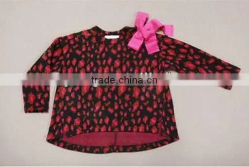 New fashionable round collar girls sweater with wool mix