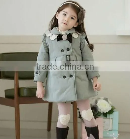 2015 korean style girls fashion coat children girl clothing
