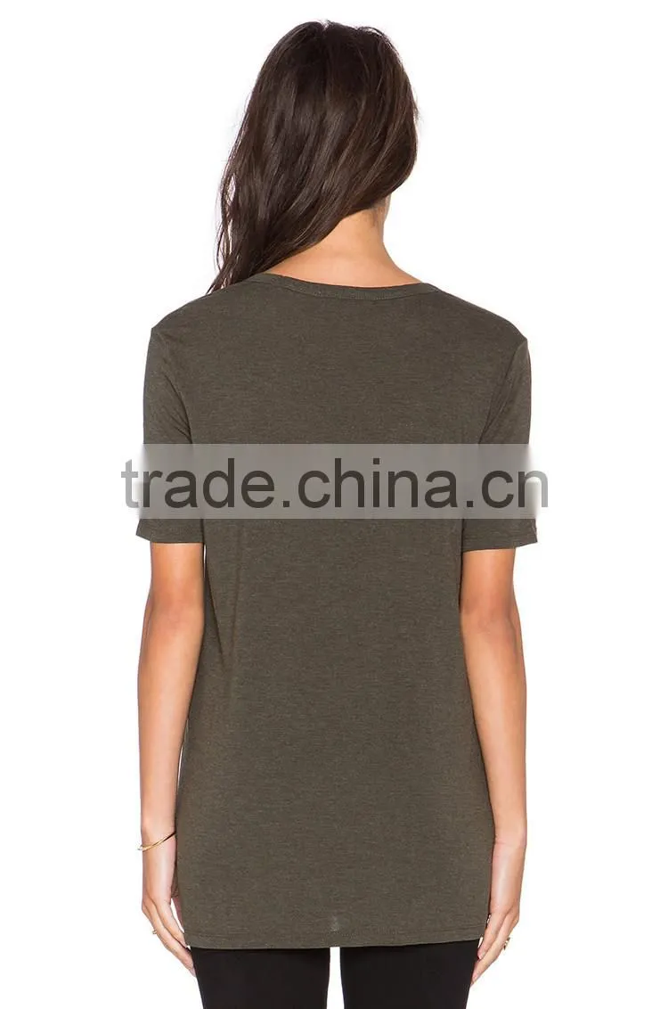 95 cotton 5 spandex extended t shirt blank vintage t shirts