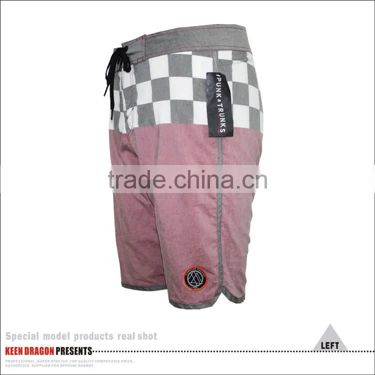 OEM apparel 100% polyester skull printed cheap surf board shorts