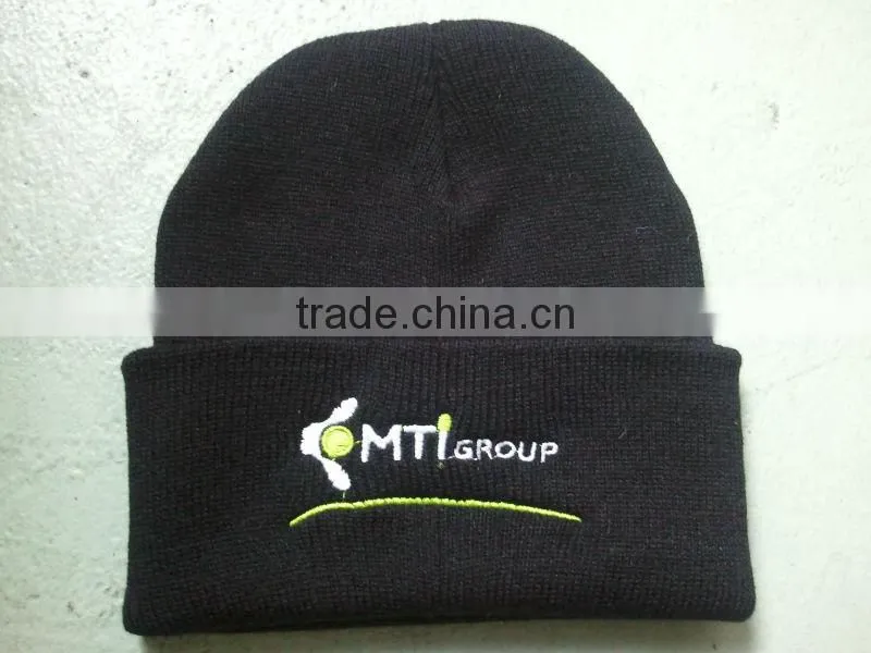 embroidery beanie hat