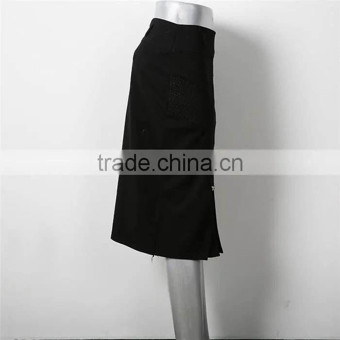 new design high waist narrow mature ladies skirt dress