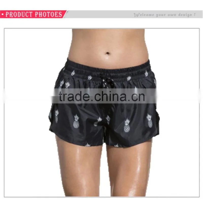 Hot Sale New-Coming Jogging Print Dry Fit Breathable Womens Short Shorts