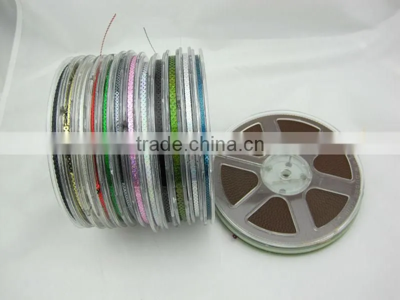 spangle Sequins string in roll CD sequin roll