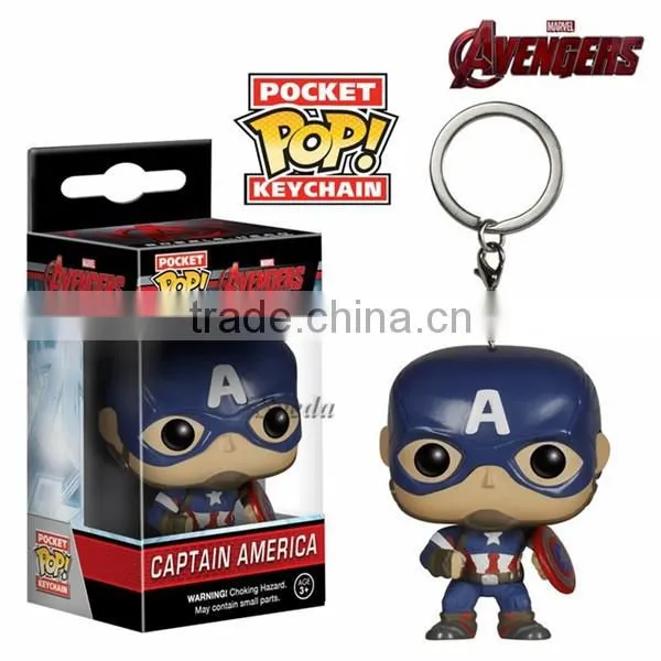2017 New Movie ALIEN POP figure key chain, ALIEN pocket POP keychain,MINI PVC keychain