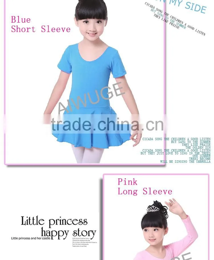 Cotton Leotards Ballet Practice Dance Dress Cotton Spandex Gymnastics Leotards