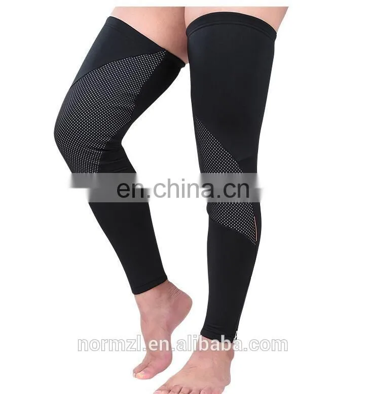 Mens sports cycing foot compression sleeve custom fashion hot knee sleeve