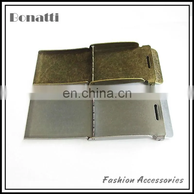 auto metal belt buckles for men with logo