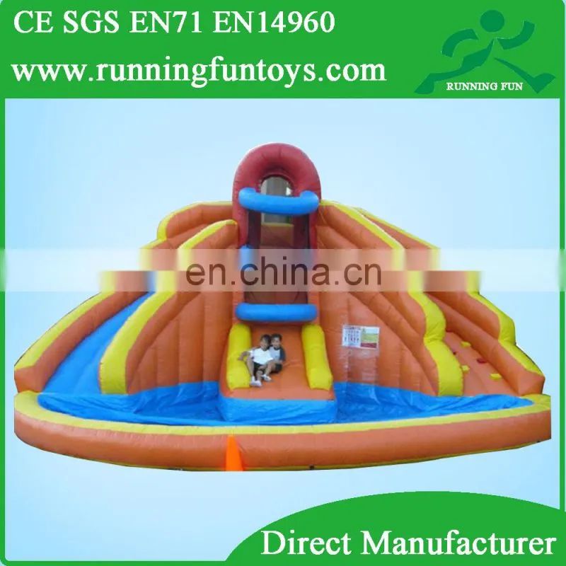 New design inflatable pool slide for sale RF40