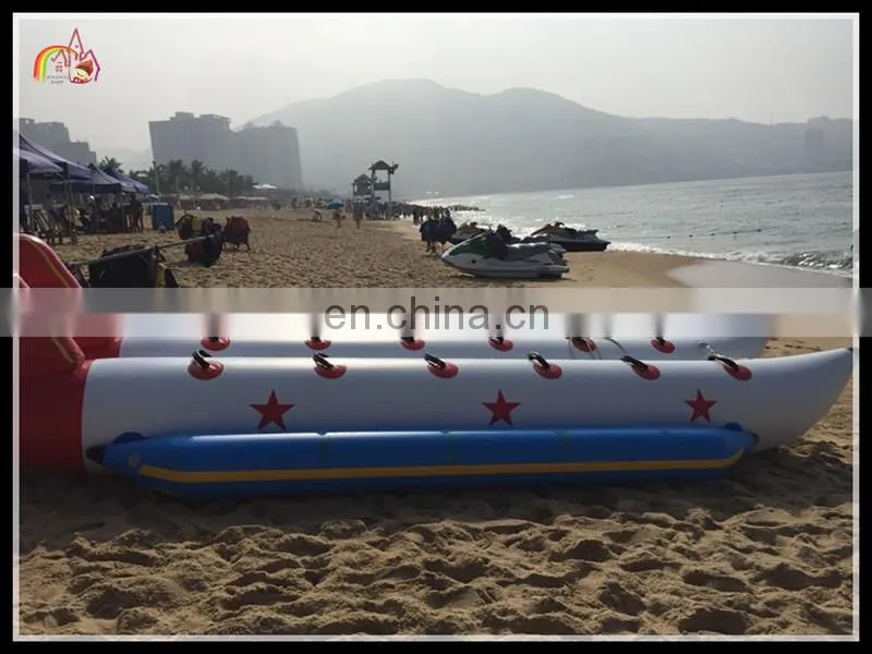 New design inflatable floating boat for water games,summer popular inflatable boat for sale