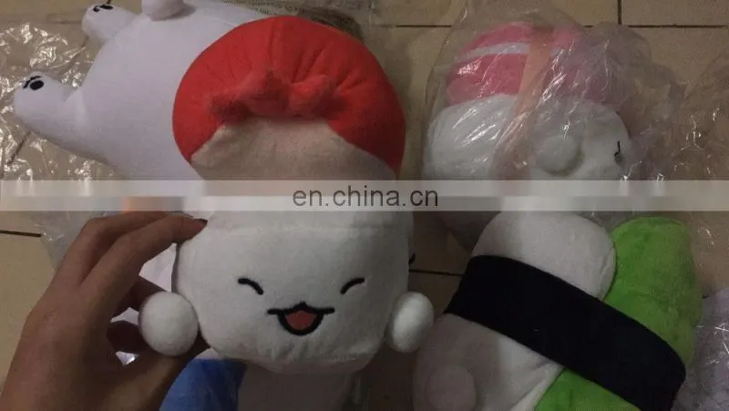 12" Sushi Japan Plush Pillow Cushion Doll Toy Gift Cute Kawaii Decoration Cotton