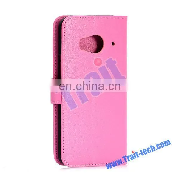 Low MOQ Mobile Phone Case Magnetic Flip Stand Case for HTC One Me