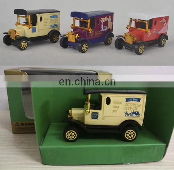 High quality sliding diecast antique car toys