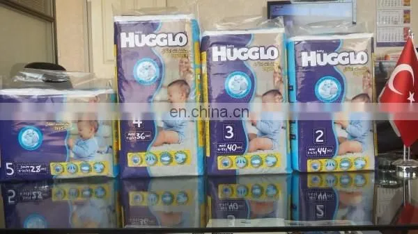 Disposable baby diapers Manufactory from Turkey