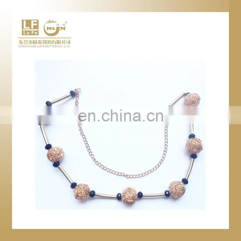 decorative metal chain for clothing