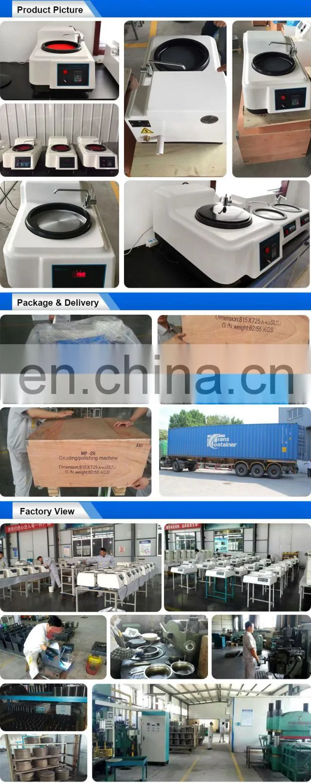 Metallographic Automatic Grinding And Metal Polishing Machine MoPao300E