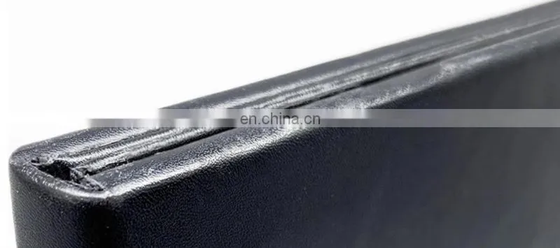 3 pages lighting foldable portable battery operated acrylic material led restaurant menu