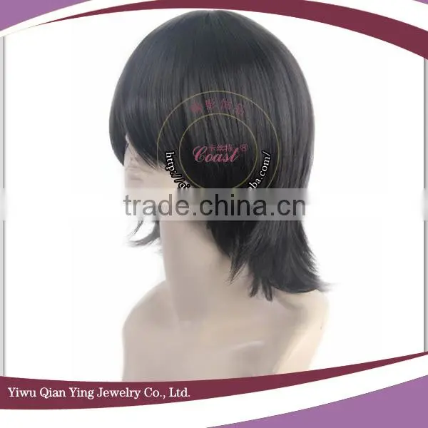 cheap synthetic short black Bleach Rukia Kuchiki Cosplay Wig