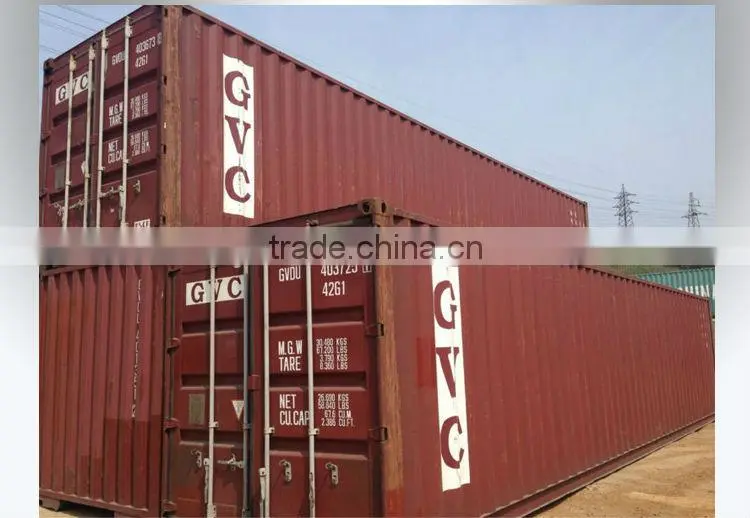 Dry Container Type and 40 Length (feet) used 40hq container