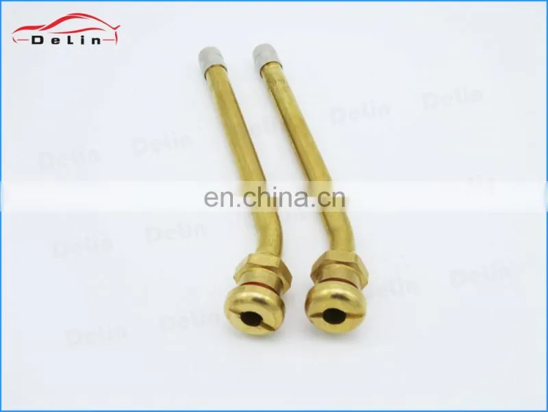 DeLin Standard hexangular V3-20-4 Brass Truck Tire Valve 27 Degree 85MM V3.20.4