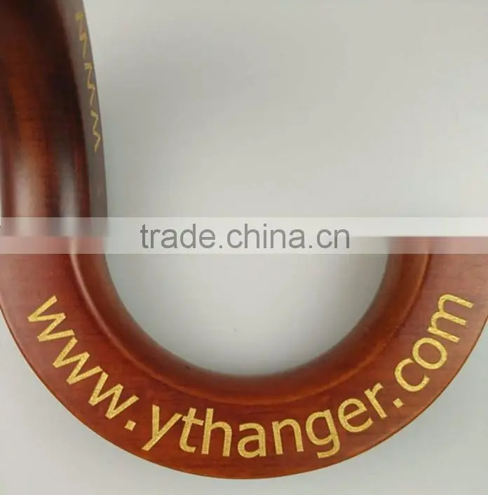 CY-0003 new products custom logo wood scarf hanger jeans hanger
