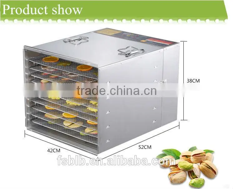 Hot selling Food Dehydrator With 10 Drying Trays