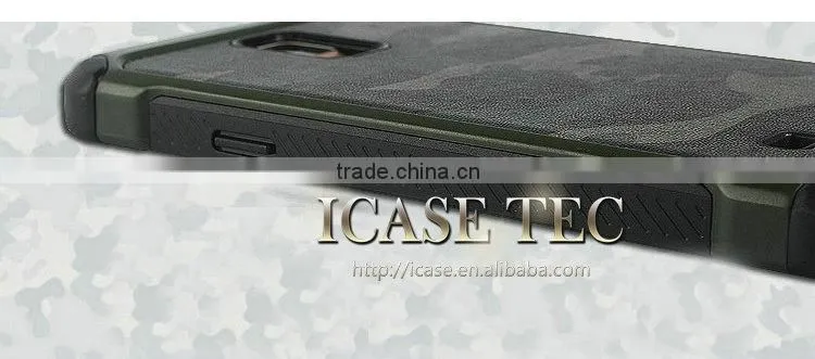 2015 New Arrival Camouflage Case for Samsung Galaxy Note 4, for Samsung Note 4 Back Cover, for Galaxy Note 4 Real Leather Case