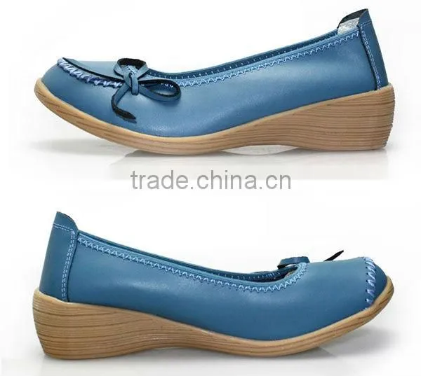 blue flower woman shoes fashion 2013