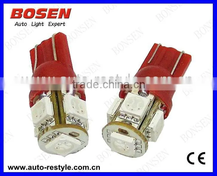 T10-5SMD 5050 T10 led Wedge bulb