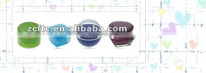 UV cap 15ML Acrylic Cosmetic Cream Jar