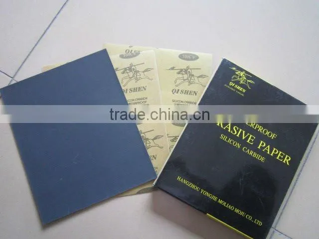 waterproof abrasive paper