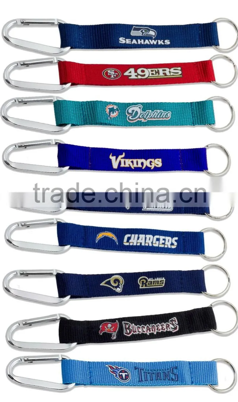 Custom Carabiner Keychain Lanyard Indianapolis Colts Team Colored