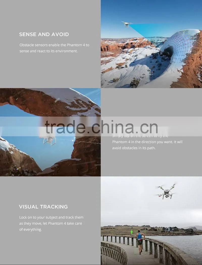 Mini Tudou 2016 Newest Product Professional Helicopter DJI Phantom 4 Follow Me Function DJI Drone With GPS