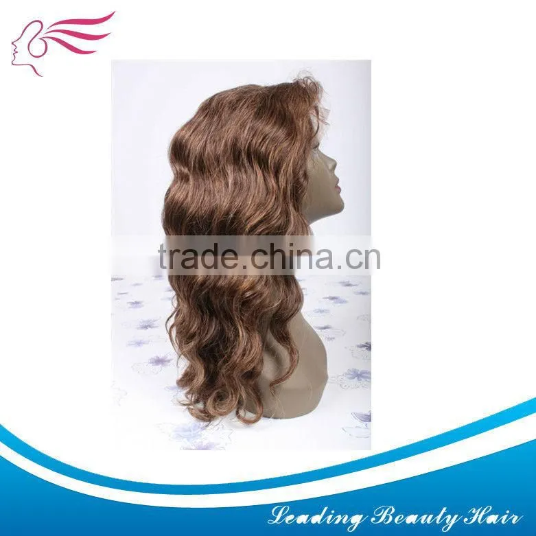 Wholesale 100% virgin human hair full lace wig in black and curly