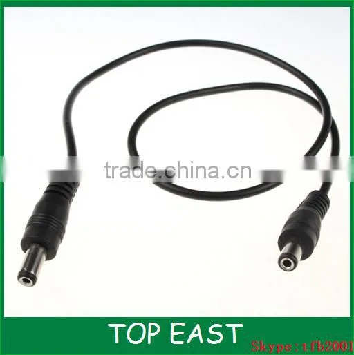 DC5.5 * 2.1 yellow plastic fork male DC power cable to extend the 2464 single-head wire